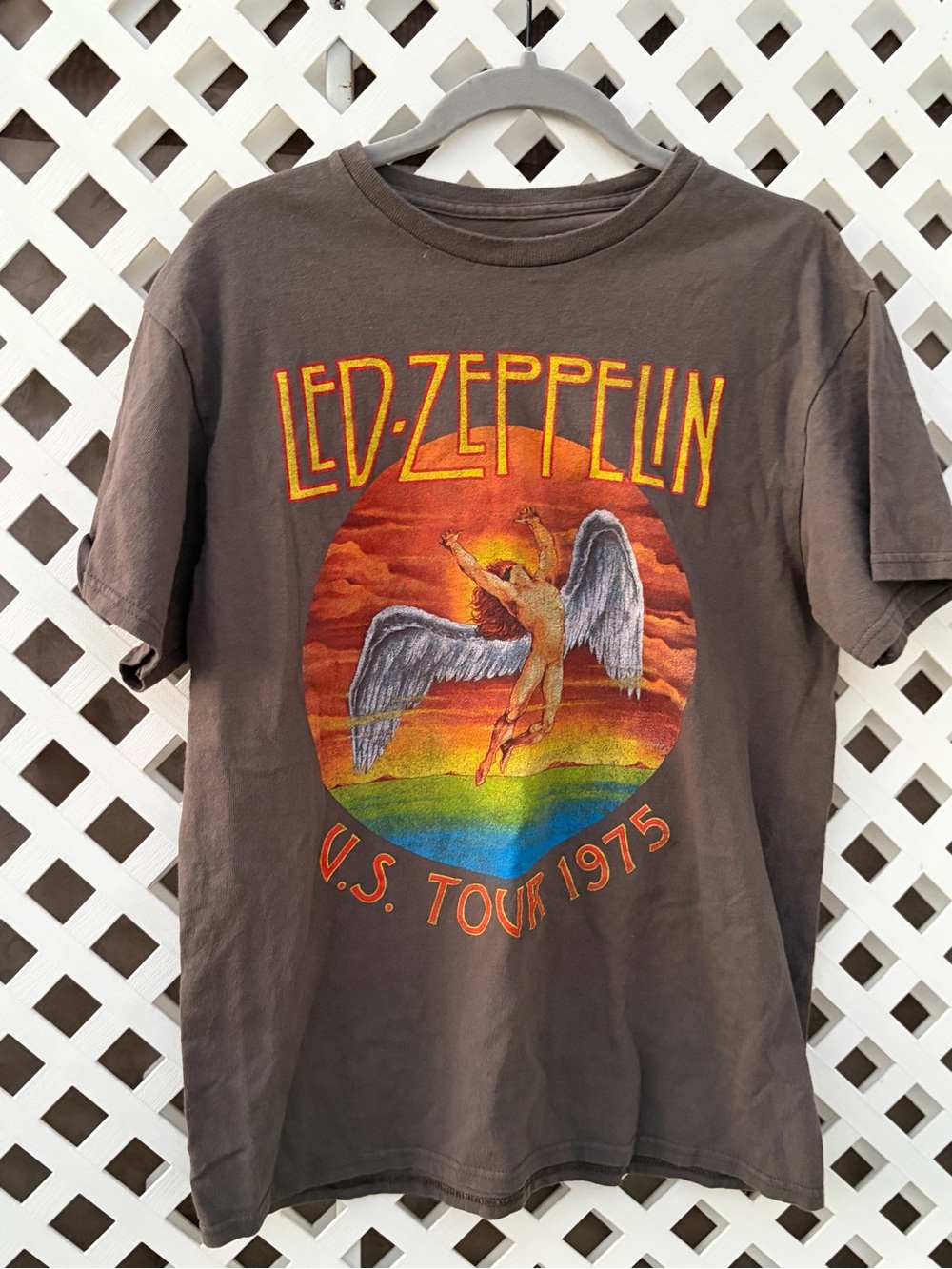 Womens Led Zeppelin Graphic U.S. Tour 1975 Tee